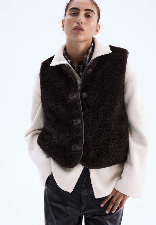 H&M - Gilet - dark brown
