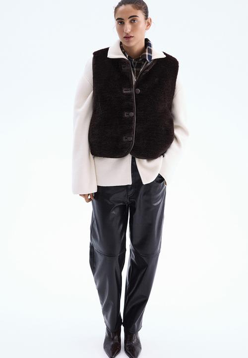 H&M - Gilet - dark brown