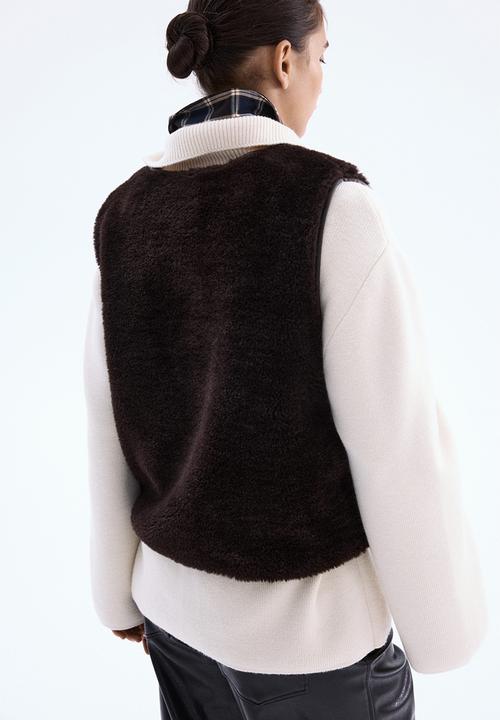 H&M - Gilet - dark brown