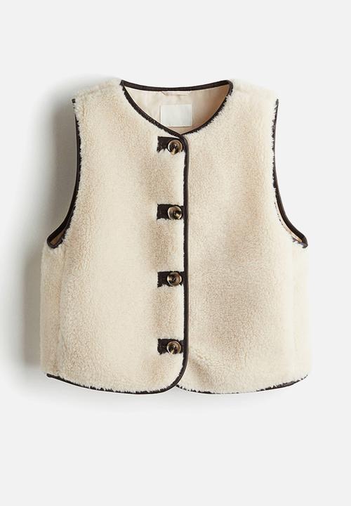 H&M - Gilet - light beige