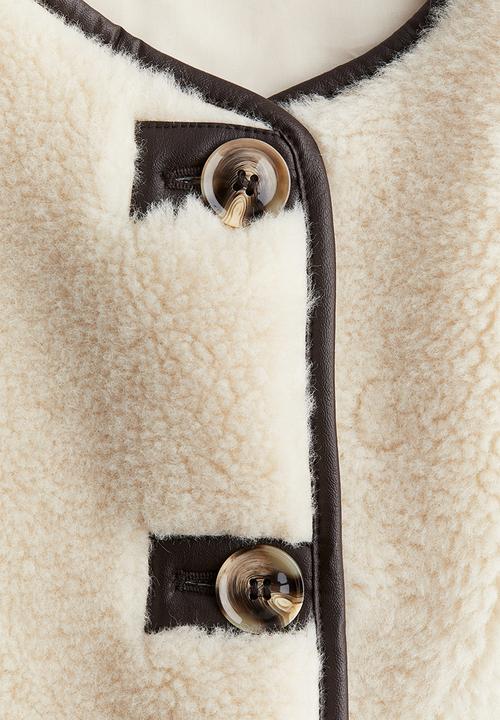 H&M - Gilet - light beige