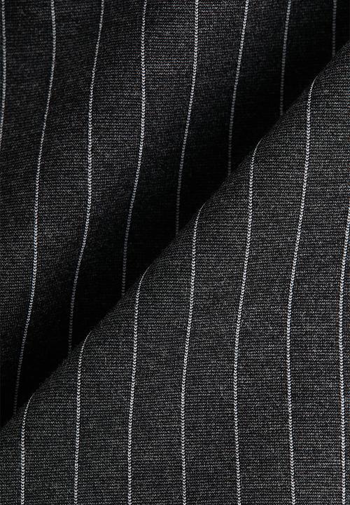 H&M - Ponte di roma skort - dark grey marl/pinstriped