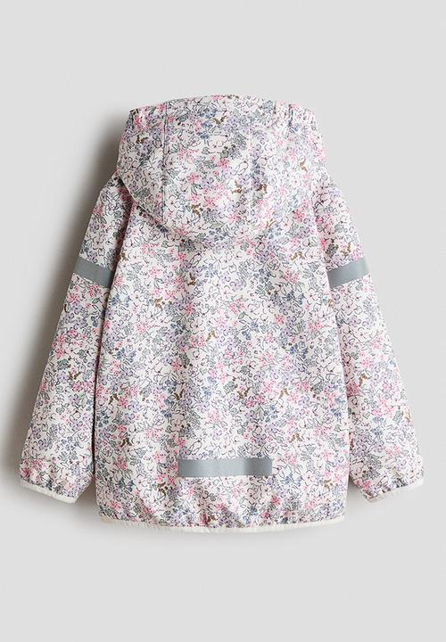 H&M - Water-resistant softshell jacket - pink/floral