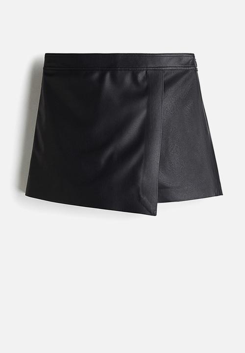 H&M - Wrap skort - black