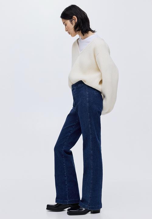H&M - Flared high jeans - denim blue