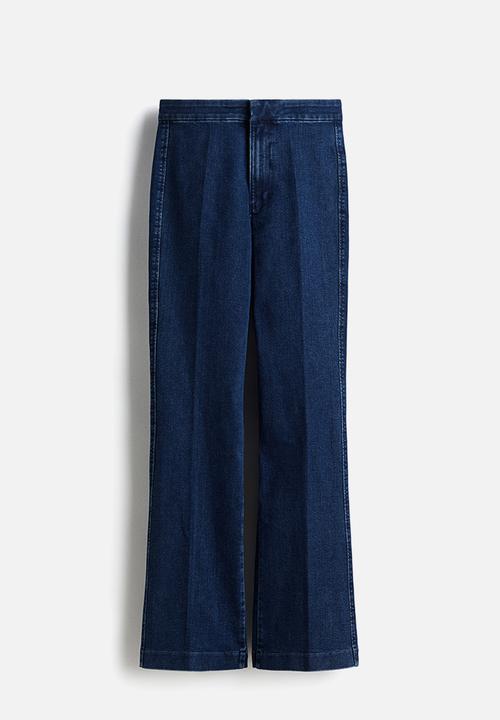 H&M - Flared high jeans - denim blue