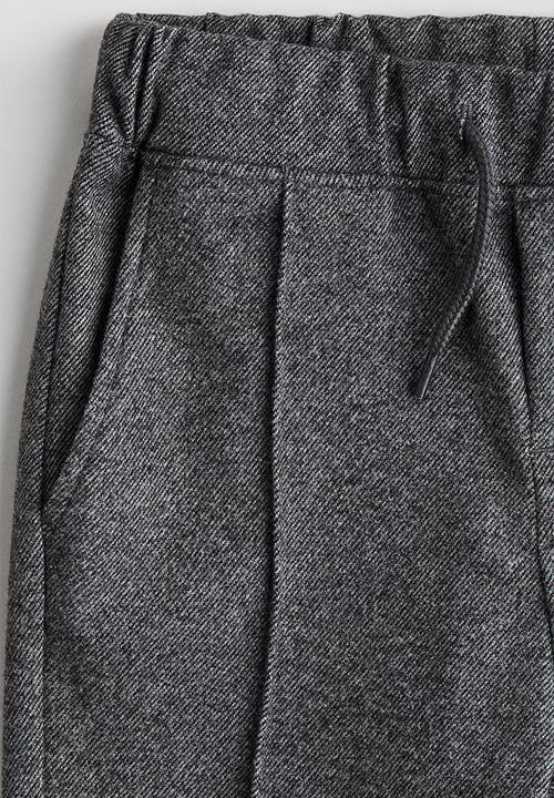 H&M - Crease-leg joggers - dark grey