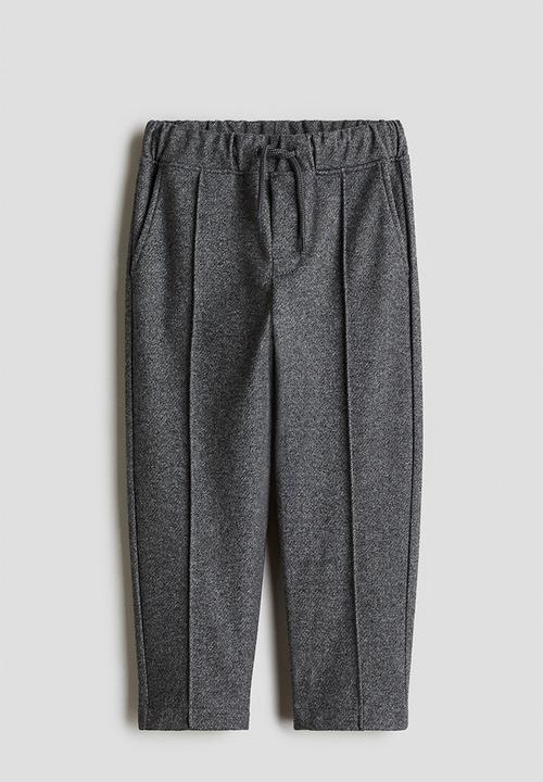 H&M - Crease-leg joggers - dark grey