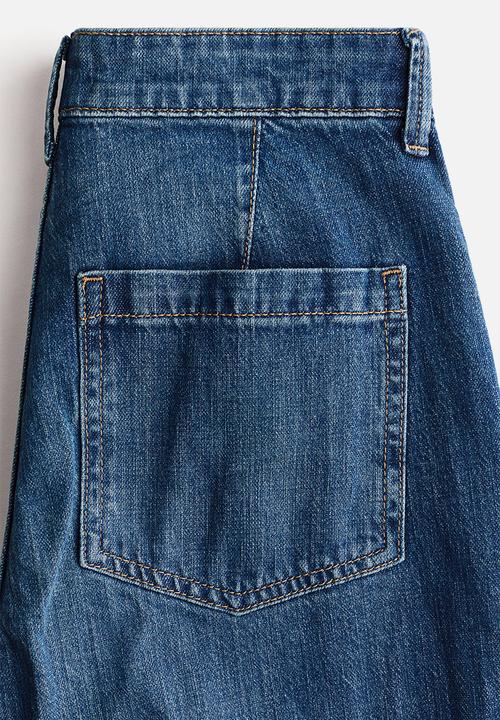 H&M - Wide high jeans - denim blue