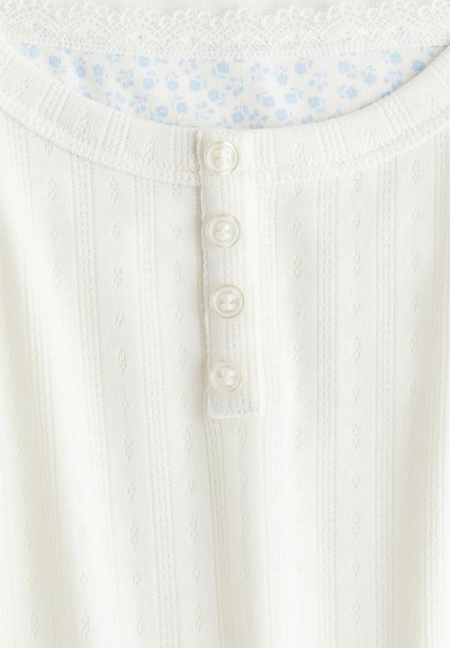 H&M - Layered-look top - white