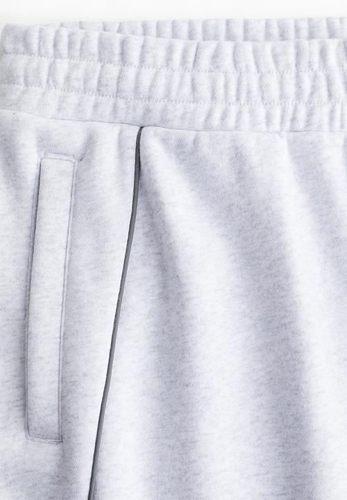 H&M - Relaxed fit sweatpants - light grey marl
