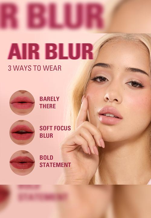 Revolution - Air Blur Matte Liquid Lipstick - Black Cherry