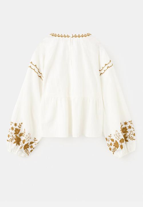 MANGO - Blouse ROSITA - White