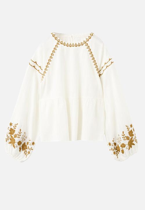 MANGO - Blouse ROSITA - White