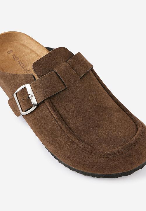 Cotton On - Rex loafer mule - choc nubuck