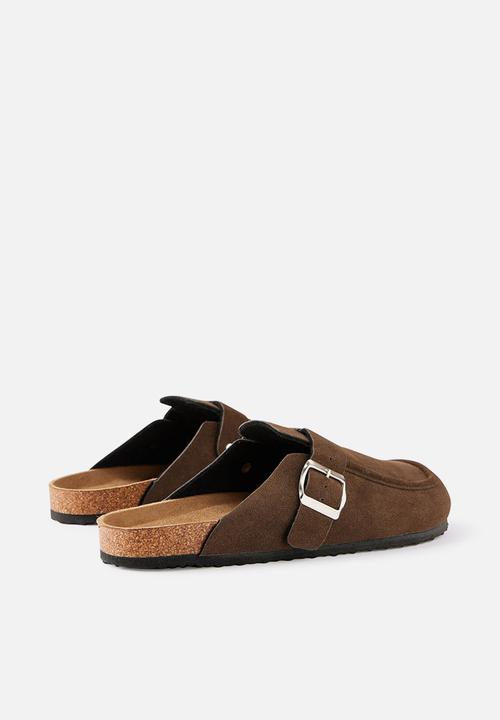 Cotton On - Rex loafer mule - choc nubuck