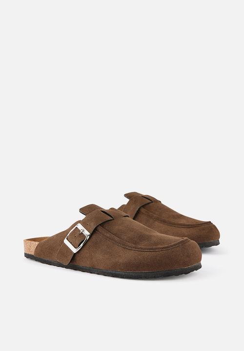 Cotton On - Rex loafer mule - choc nubuck