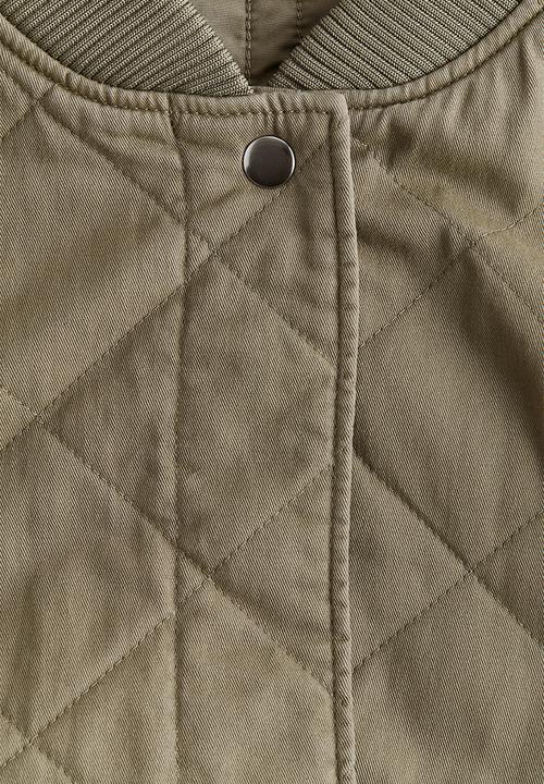 H&M - Quilted bomber jacket - khaki green