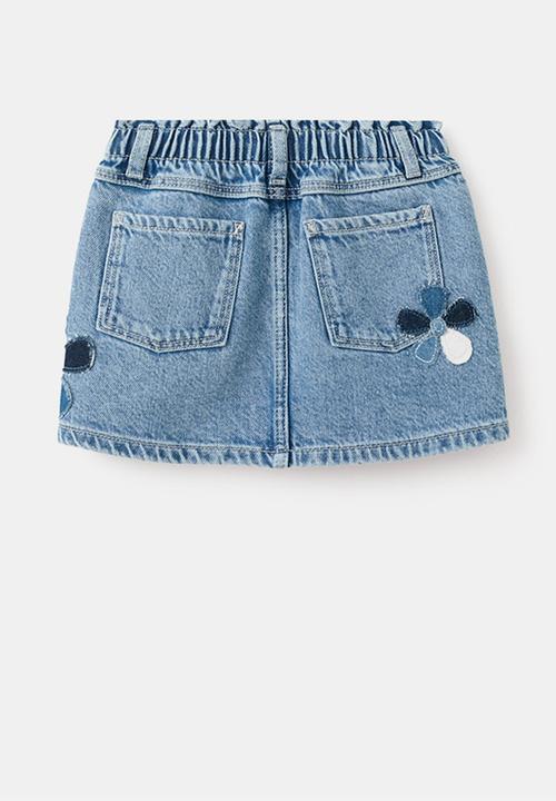 MANGO - Skirt PATCHSET - Open Blue