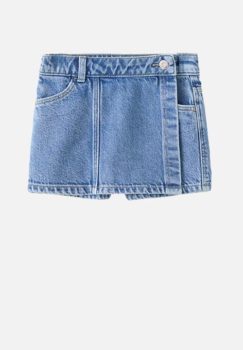 MANGO - Shorts SKORTT - Open Blue