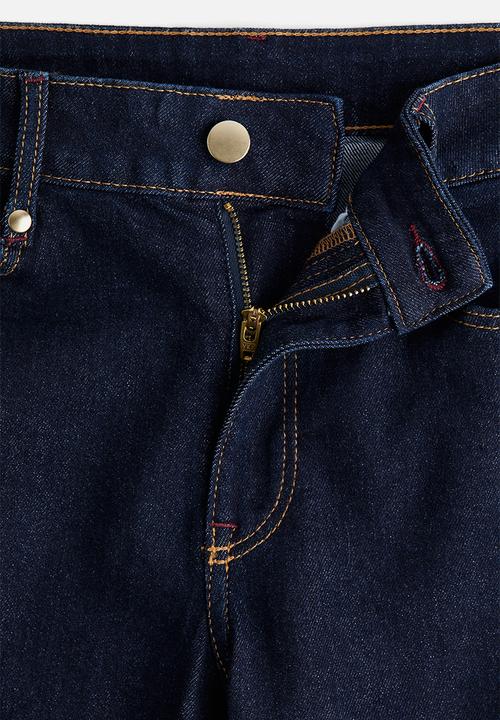 H&M - Flared high jeans - dark denim blue