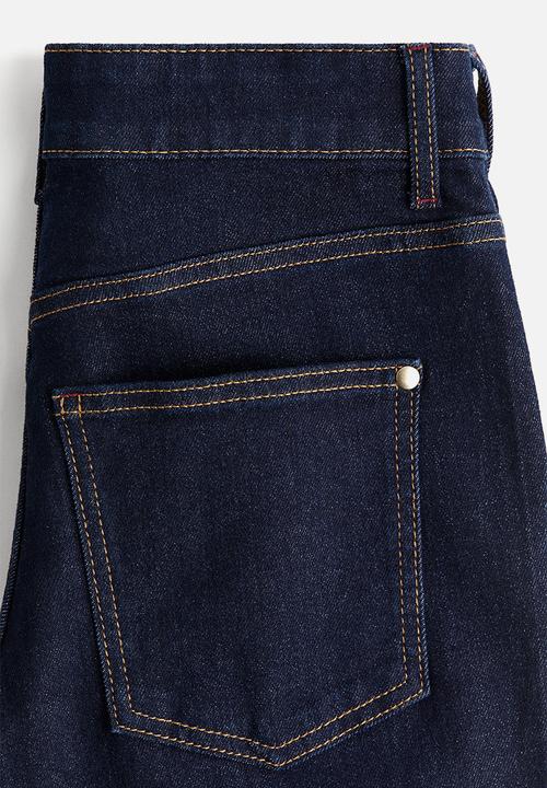 H&M - Flared high jeans - dark denim blue