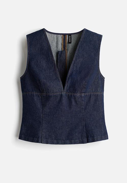 H&M - Vest top - denim blue