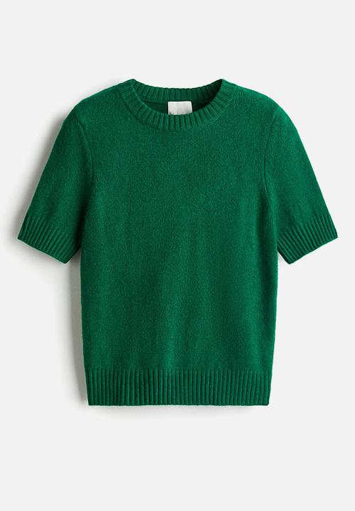 H&M - Short-sleeved jumper - green