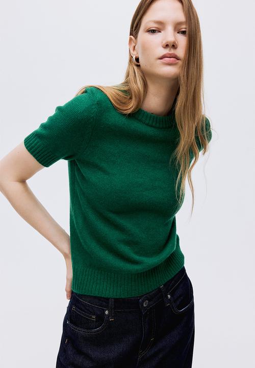 H&M - Short-sleeved jumper - green