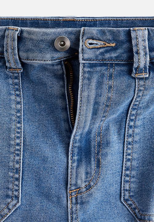 H&M - Flared high jeans - denim blue