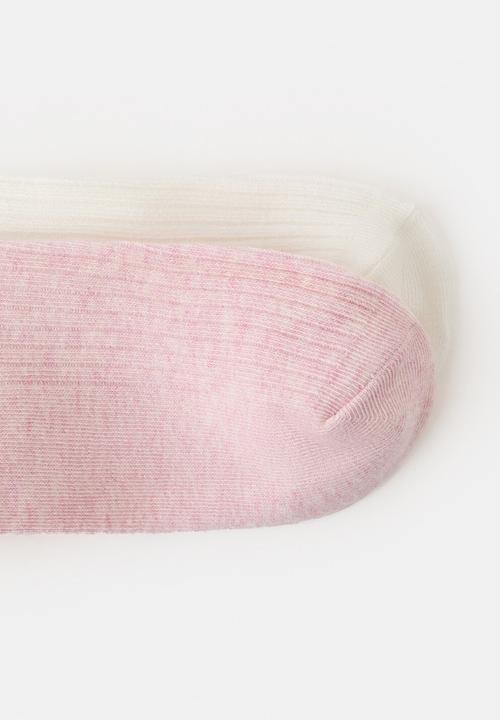 MANGO - Socks RIBSHORT - Pink