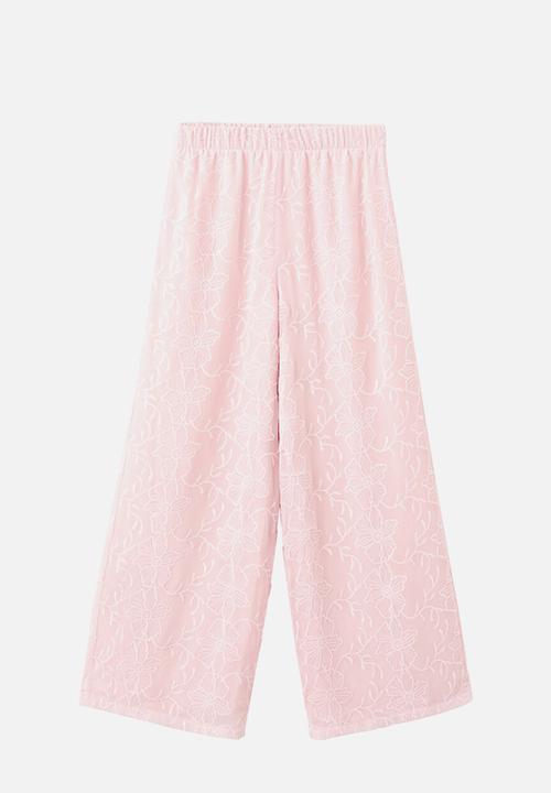 MANGO - Trousers ROSESET - Pink