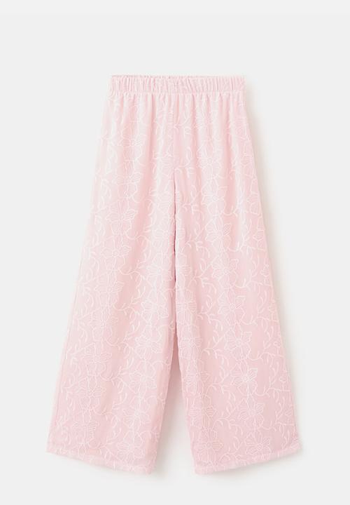 MANGO - Trousers ROSESET - Pink