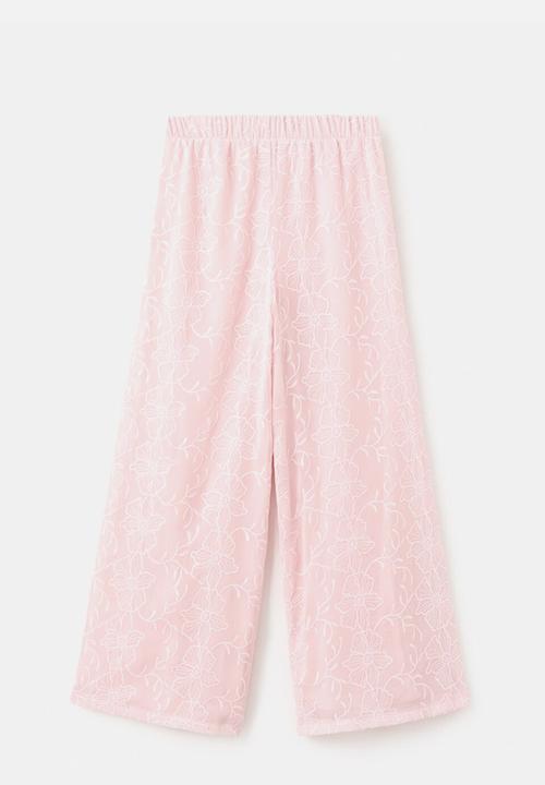 MANGO - Trousers ROSESET - Pink