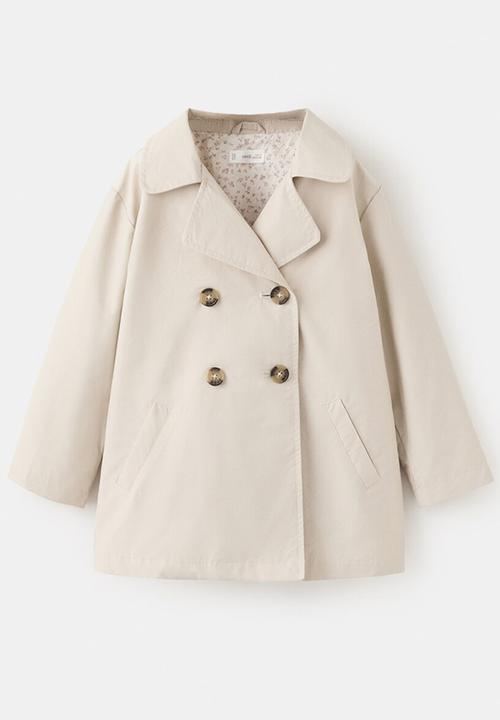 MANGO - Coat TRENCHB - Light/Pastel Brown