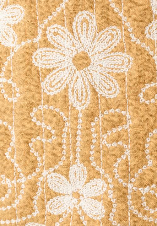 MANGO - Vest FLOWY - Medium Yellow