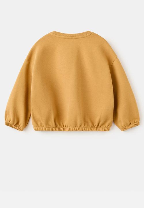 MANGO - Sweatshirt HUG - Dark Yelow