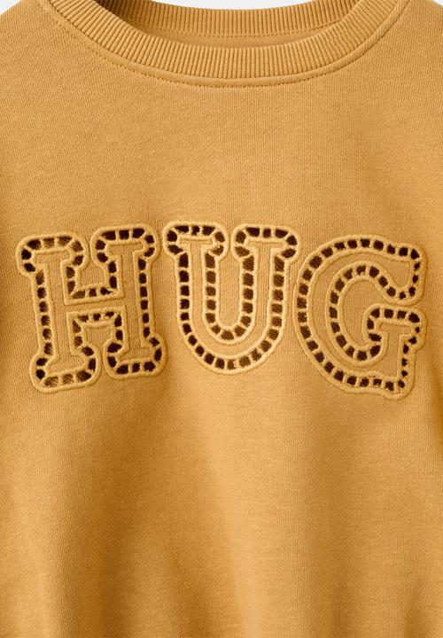 MANGO - Sweatshirt HUG - Dark Yelow