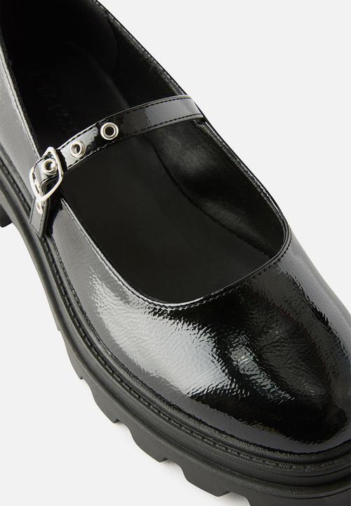 Cotton On - Jordyn Chunky Loafer - black patent.