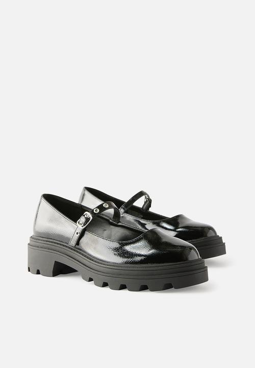 Cotton On - Jordyn Chunky Loafer - black patent.