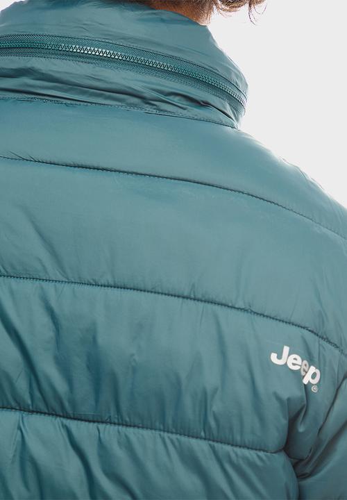 JEEP - Core Long Sleeve Puffer Jacket - Green