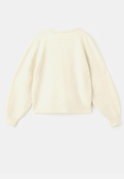 MANGO - Cardigan NINA - Light/Pastel Yellow