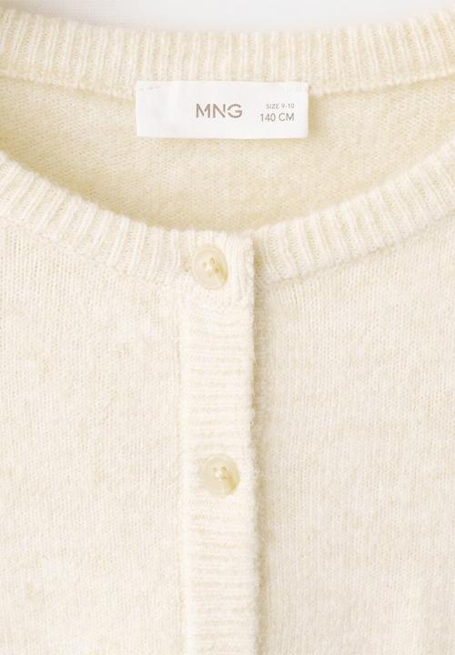MANGO - Cardigan NINA - Light/Pastel Yellow