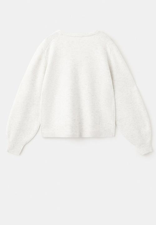 MANGO - Cardigan NINA - Light/Pastel Gray