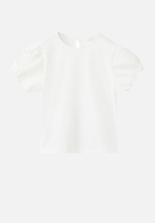 MANGO - T-Shirt EMBE - Natural