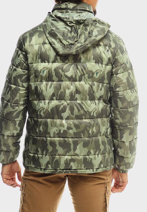 JEEP - Core Long Sleeve Puffer Jacket - Multi