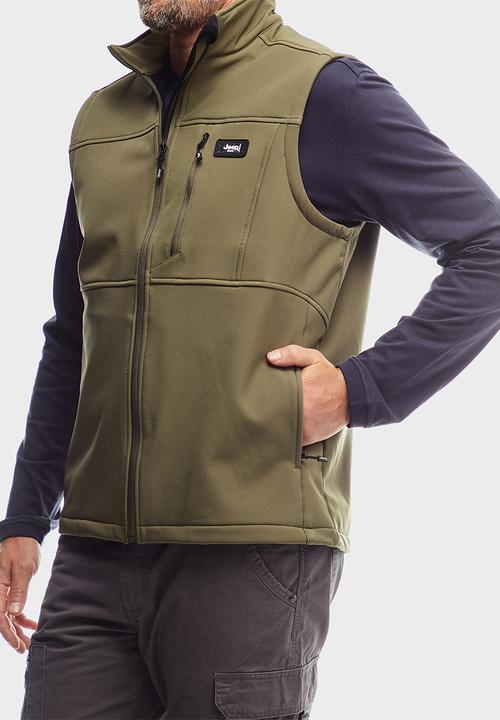 JEEP - Softshell Gilet - Olive