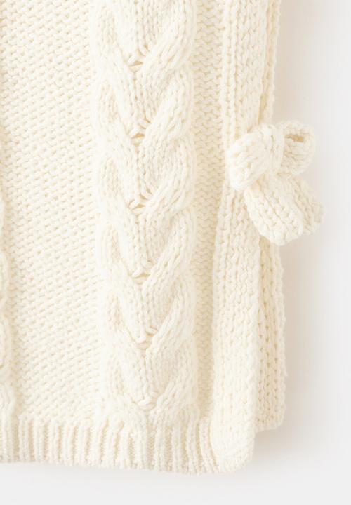 MANGO - Sweater Vest NILI - Natural