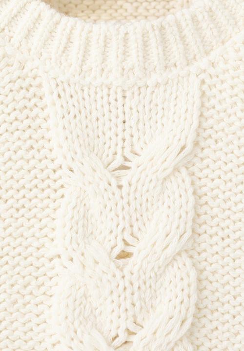 MANGO - Sweater Vest NILI - Natural
