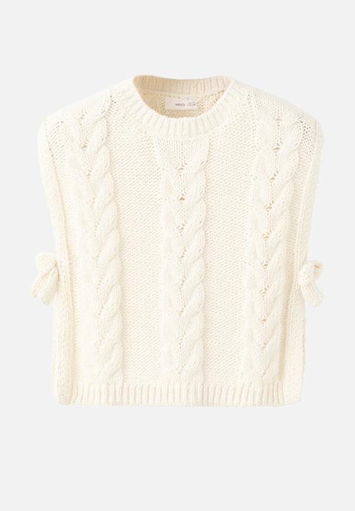 MANGO - Sweater Vest NILI - Natural